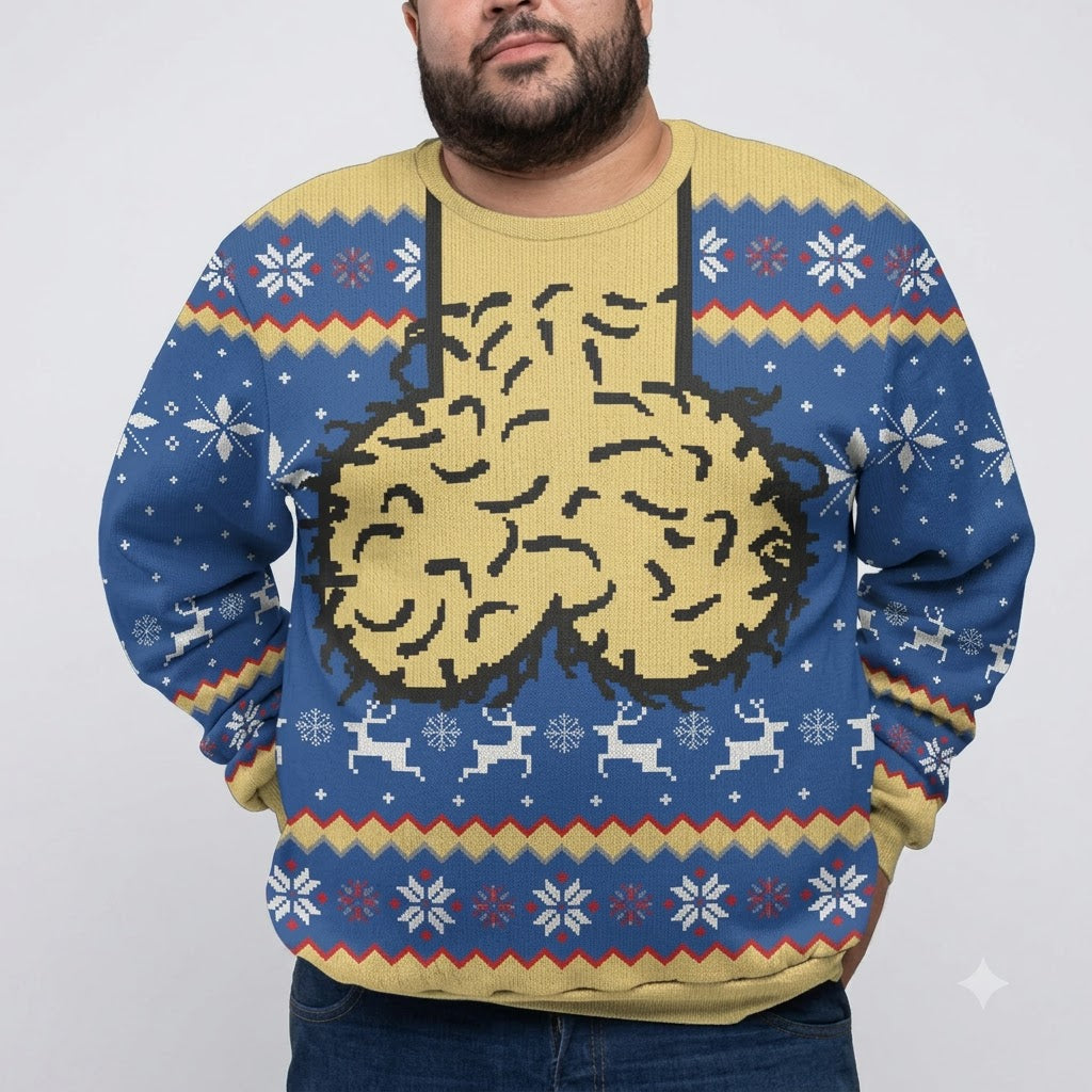 Dicky Meme Ugly Funny Christmas Holiday Ugly Sweater For Men