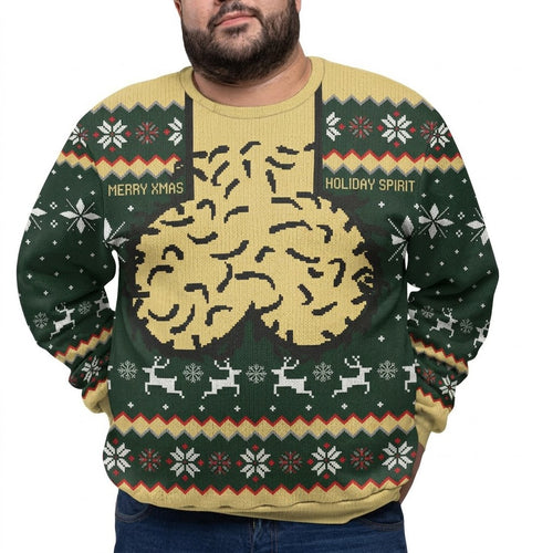 Dicky Meme Ugly Funny Christmas Holiday Ugly Sweater For Men