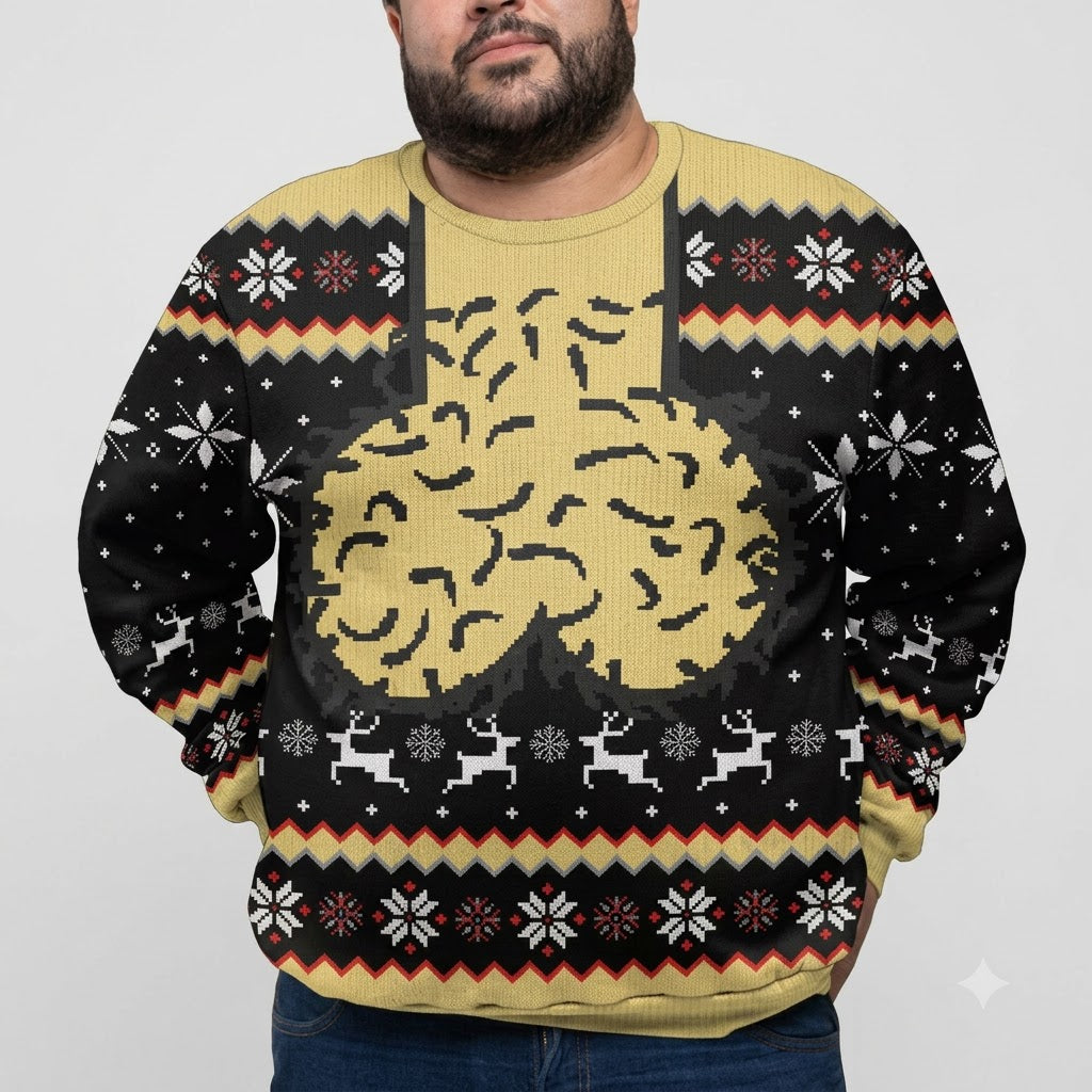 Dicky Meme Ugly Funny Christmas Holiday Ugly Sweater For Men