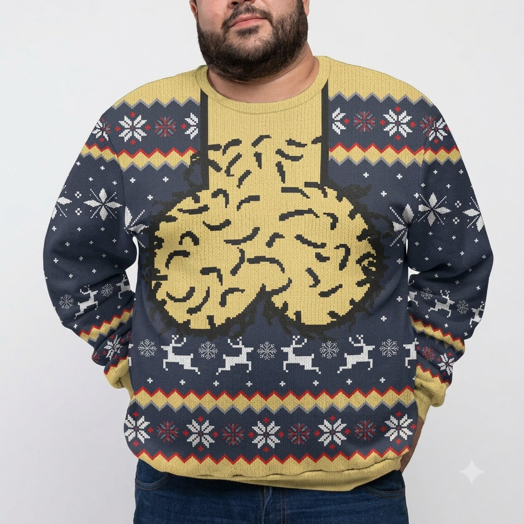 Dicky Meme Ugly Funny Christmas Holiday Ugly Sweater For Men